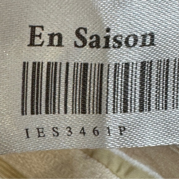 En Saison Blush Stripe Wide Leg Pants | Lightweight Trousers M - Picture 5 of 7